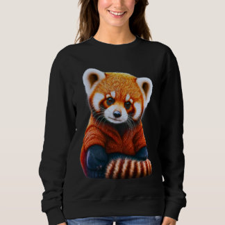 Sweatshirt T-shirt animal, Panda rouge