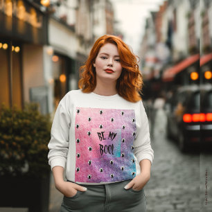 Sweatshirt T-shirt Be My Boo de la poète Adiela Akoo /