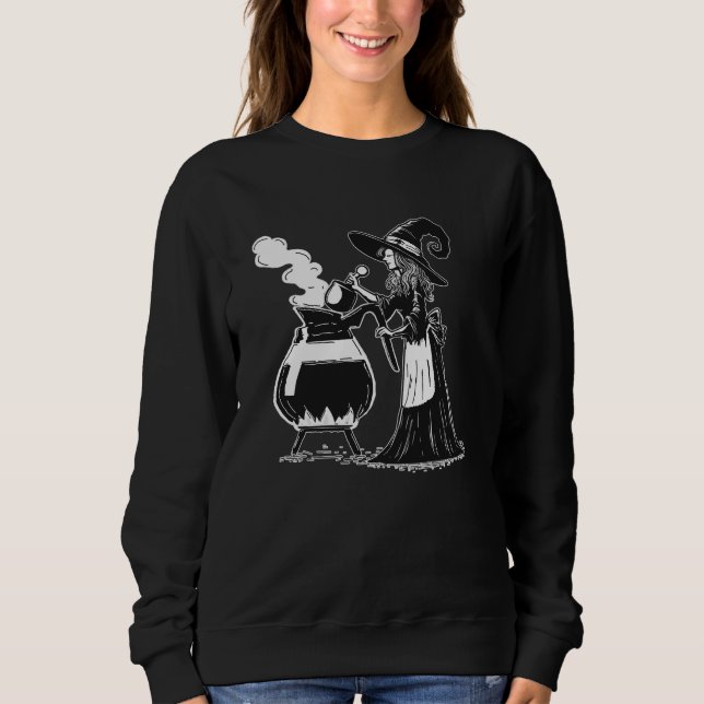 Sweatshirt T-shirt café Halloween (Devant)