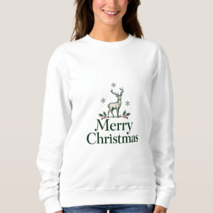 Sweatshirt T-shirt Cerf Joyeux Noël