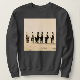 Sweatshirt T-shirt cheval, Chemise équestre, Chevaux illuminé