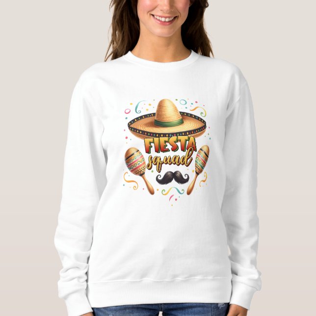 Sweatshirt T-Shirt-Cinco De Mayo (Devant)