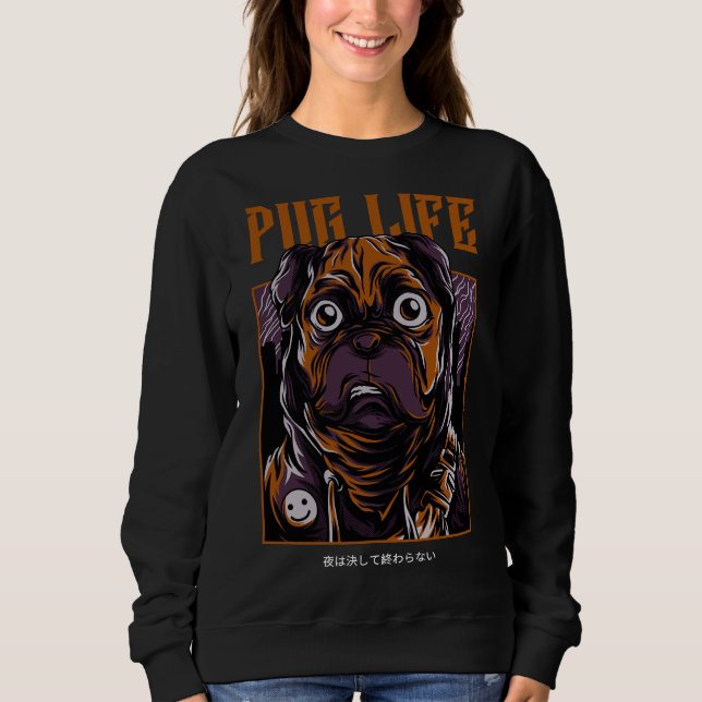 Sweatshirt T-shirt classique carlin Life 750 (Devant)