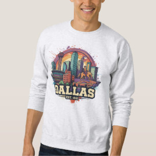 Sweatshirt T-shirt Dallas Texas City Pride Lone Star State