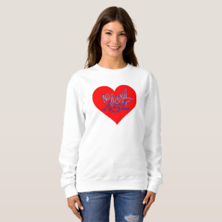 Sweatshirt T-shirt d'amour d'ASL