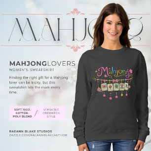 Sweatshirt T-shirt de base pour les amatrices de Mahjong