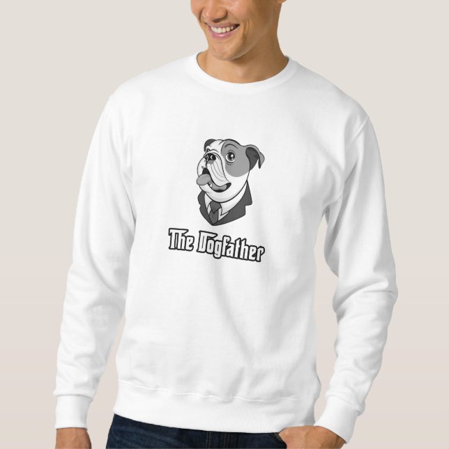 Sweatshirt T-shirt de bouledogue (Devant)