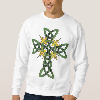 Sweatshirt T-shirt de croix celtique