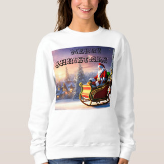 Sweatshirt T-shirt de Noël du Père Noël