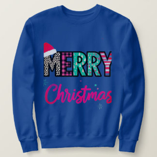 Sweatshirt T-shirt de Noël MERRY