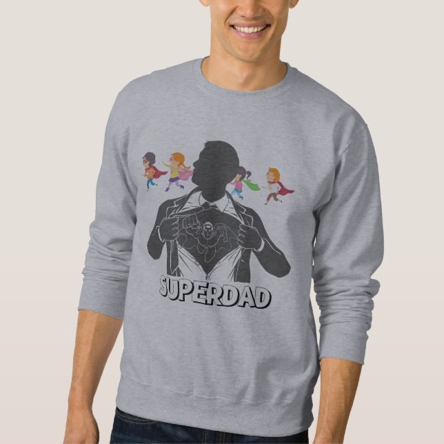 Sweatshirt T-shirt de superhéros (Devant)