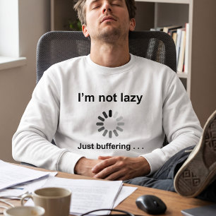 Sweatshirt T-shirt de week-end paresseux - Juste une blague d