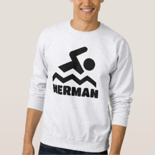 SWEATSHIRT T-SHIRT DES HOMMES DE LA NAGE DAD MERMAN