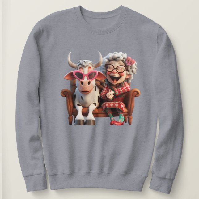 Sweatshirt T-shirt drôle (Design devant)