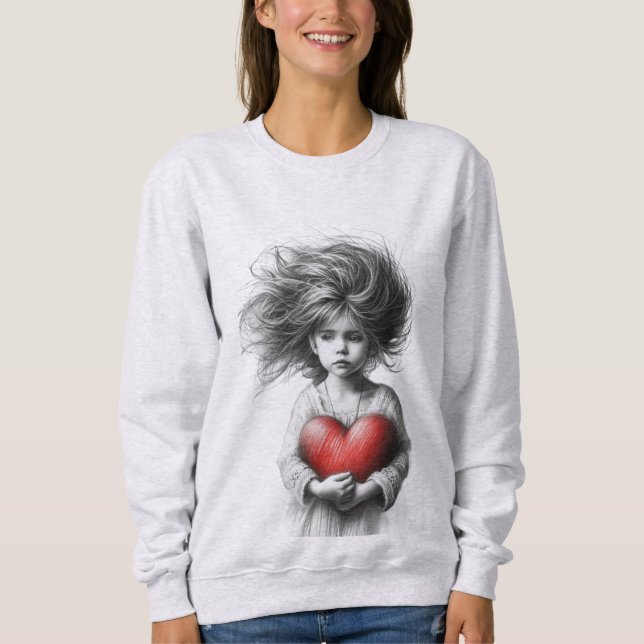 Sweatshirt T-shirt femme (Devant)