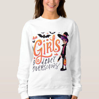 Sweatshirt T-shirt fille hallowen