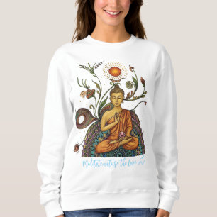 Sweatshirt T-shirt graphique à méditer sur l'amour de la natu