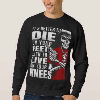 Sweatshirt T-shirt graphique squelette rebelle