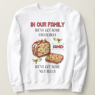 Sweatshirt T-shirt laid de chandail de Noël de famille de
