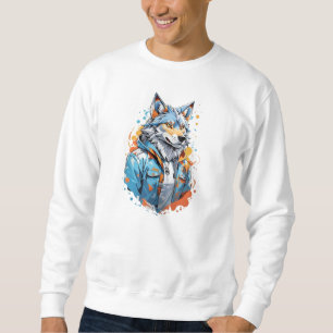 Sweatshirt T-shirt loup