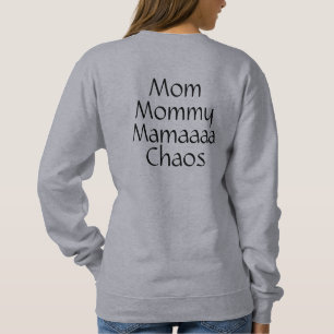 Sweatshirt T-shirt maman Twin   Maman / Maman / Mamaaa / Chao