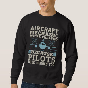 Sweatshirt T-shirt mécanicien d'aéronef
