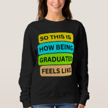 T-shirt noir SO_This_IS_HOW_BEING_GRADUAT