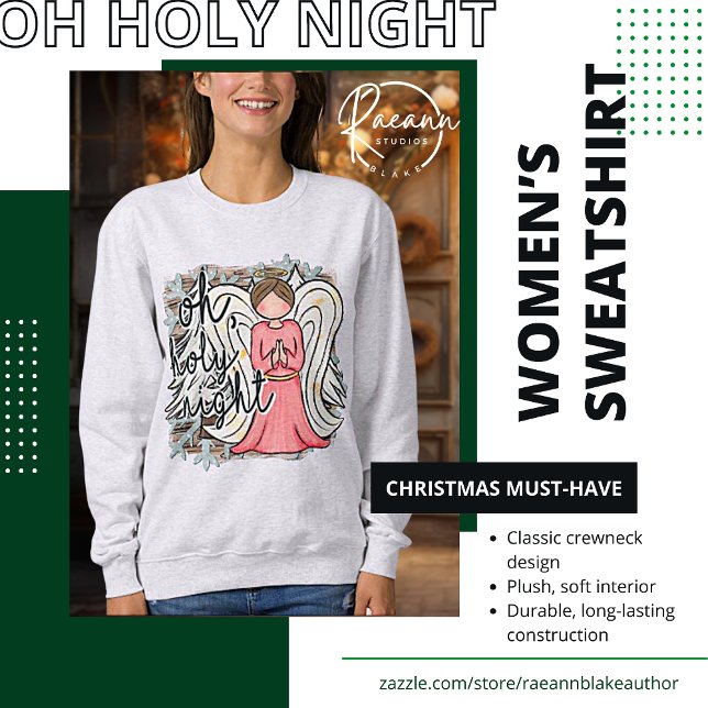 Sweatshirt T-shirt Oh Holy Night (Créateur téléchargé)