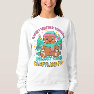 Sweatshirt T-shirt pain d'épice Holiday Cheer – Candyland mig