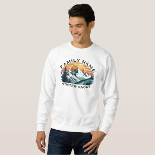 Sweatshirt T-shirt personnalisé pour les vacances d'hiver en 