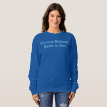 T-shirt « Renouveler, Réinitialiser à Zéro »