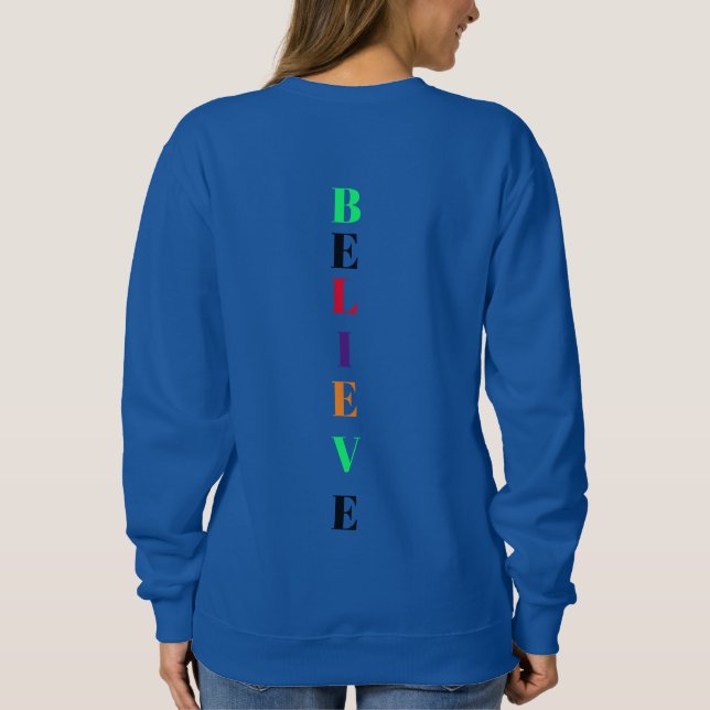 Sweatshirt T-shirt Rêver coloré (Dos)