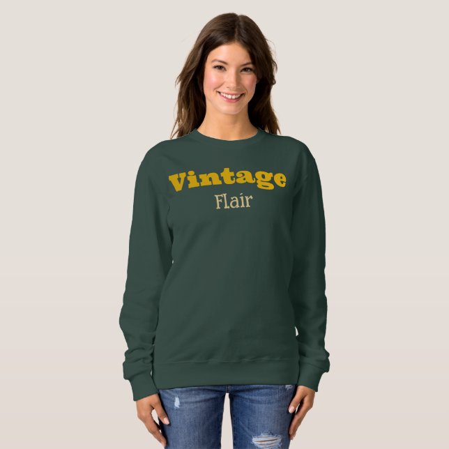 Sweatshirt T-shirt vintage (Devant entier)