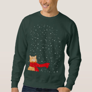 Sweatshirt Tabby aime la neige