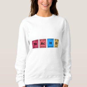 Sweatshirt Table périodique de l'enseignant