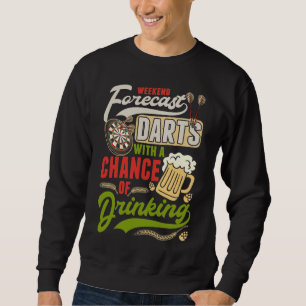 Sweatshirt Tableau à fléchettes de fléchettes 180 fléchet