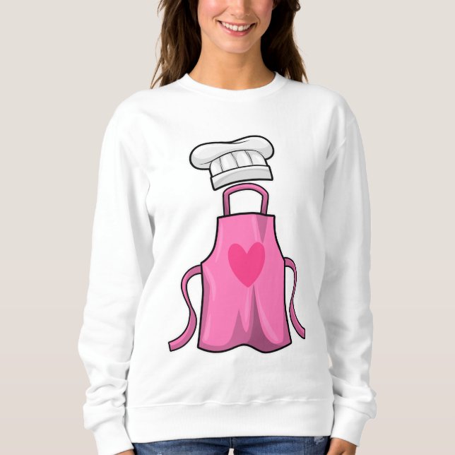 Sweatshirt tablier de cuisine et casquette de Cuisine avec co (Devant)