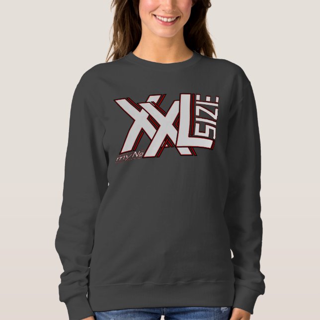 Sweatshirt Taille XXL - SIZE XXL - my Number Design (Devant)