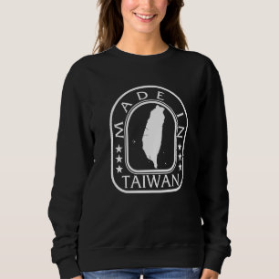 Sweatshirt Taïwanais Fabriqué Drapeau Taïwan Carte République