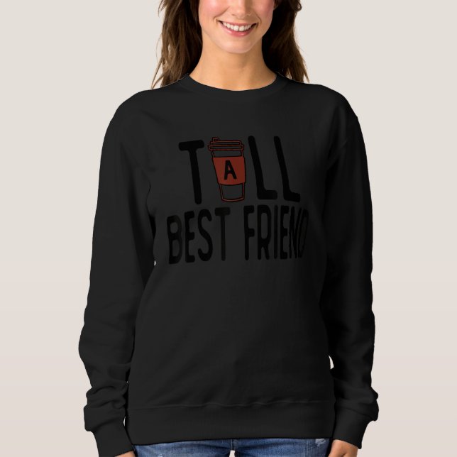 Sweatshirt Tall Best Friend & Short Best Friend, Matching Bes (Devant)