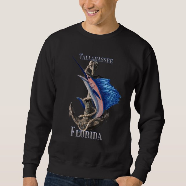 Sweatshirt Tallahassee Floride Espadon Marlin Pêche Océan (Devant)