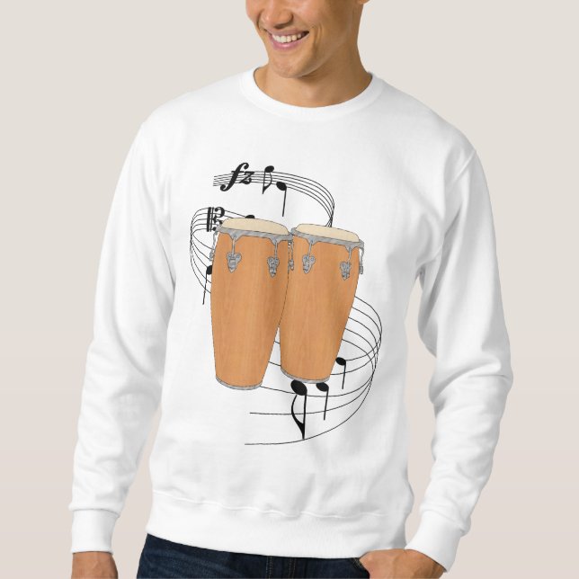 Sweatshirt Tambours de Conga (Devant)