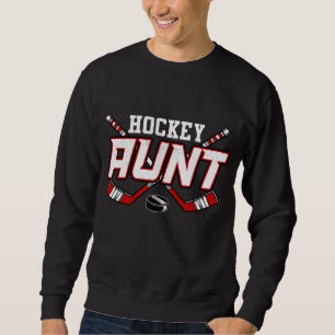 Sweatshirt Tante de hockey pour femmes Fête des mères de mama