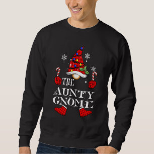 Sweatshirt Tante Gnome Buffalo Plaid Matching Family Xmas Paj
