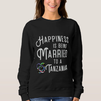 Sweatshirt Tanzania Flag Wedding Anniversary Engagement Tanza