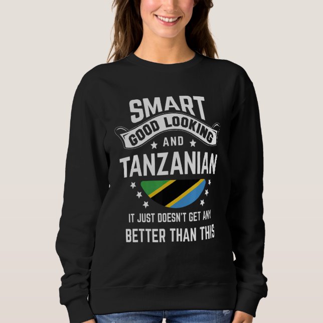 Sweatshirt Tanzanian Flag Native Pride  Tanzania Tanzanian Ro (Devant)