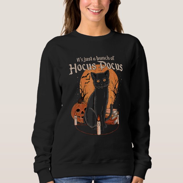 Sweatshirt Tas de chat à la hocus pocus (Devant)