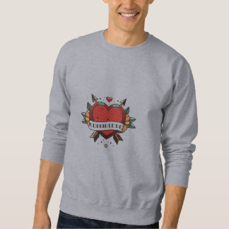 Sweatshirt Tatouage Cupide Coeur complexe