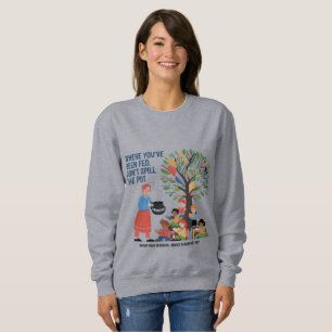 Sweatshirt Teacher Gratitude Heartwarming Educational Proveb