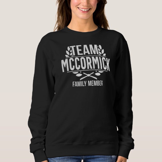 Sweatshirt Team Mccormick Membre de la famille Mccormick (Devant)